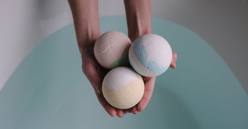 Bath Bombs - Person Holding Three Bath Balls