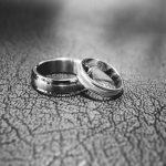 Wedding Rings - Close-up of Wedding Rings on Floor