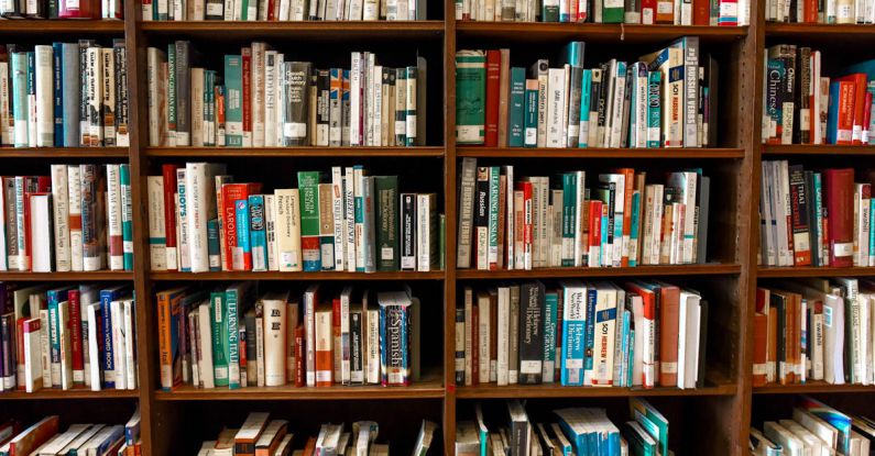 Bookshelf - Assorted Books on Book Shelves