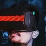 VR Headset - Man Wearing Vr Goggles