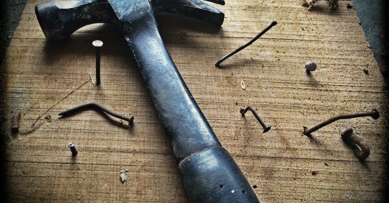 Tools Repair - Black Claw Hammer on Brown Wooden Plank