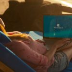 Laptop Beach - Woman Using Gray Laptop on Beach